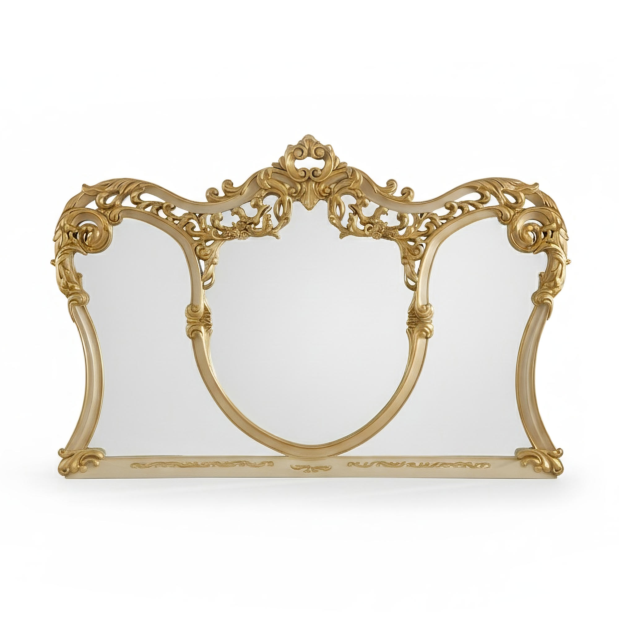 La Contessina Versailles mirror, gilded carved Italian furniture