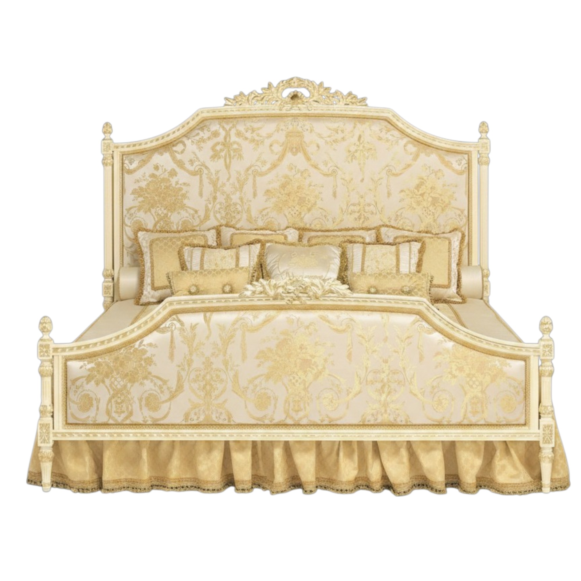 Modenese Golden Radiance двуспальная кровать классическая итальянская мебель люкс