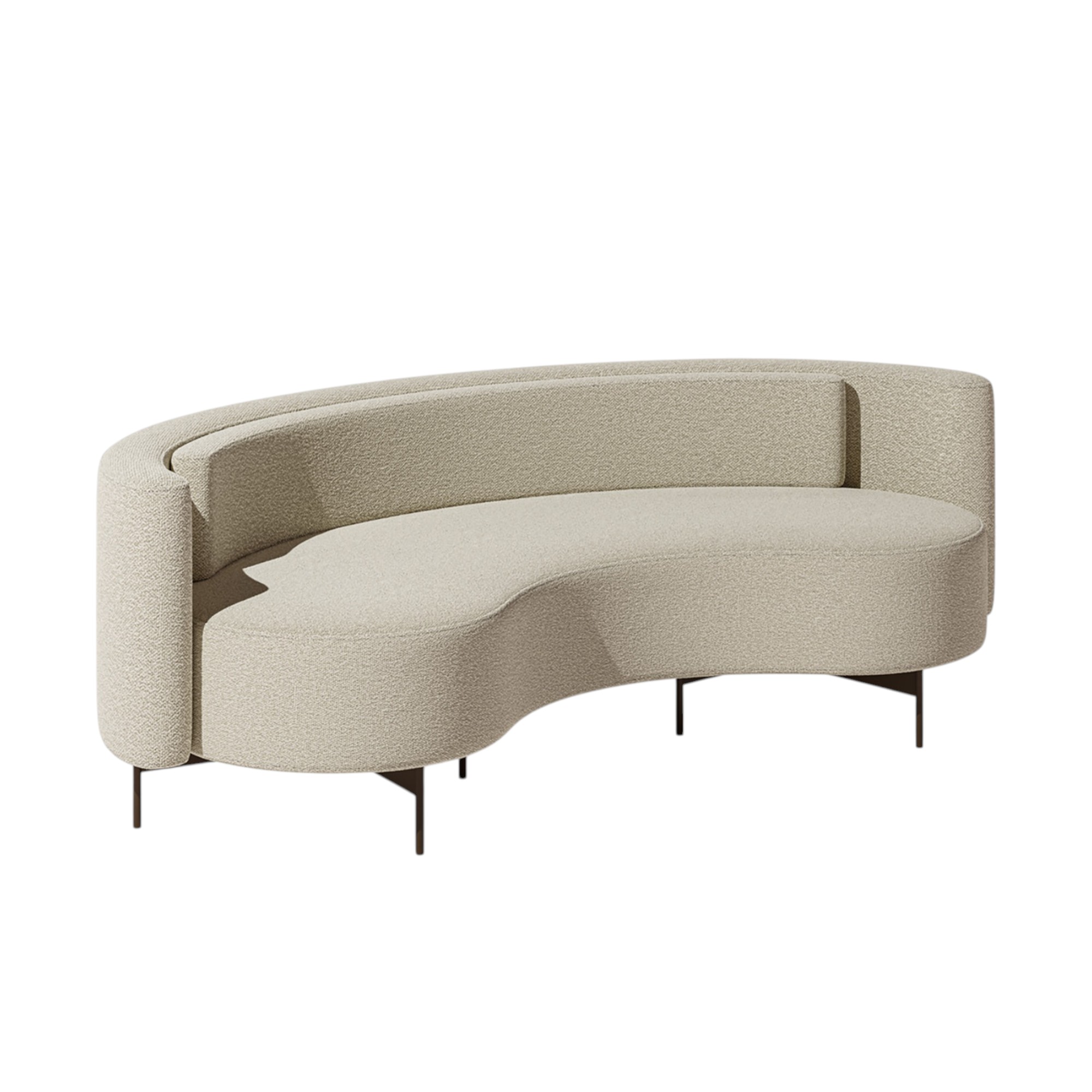 Вигнутий диван Ghanta Lounge Ronda Design, італійські розкішні меблі