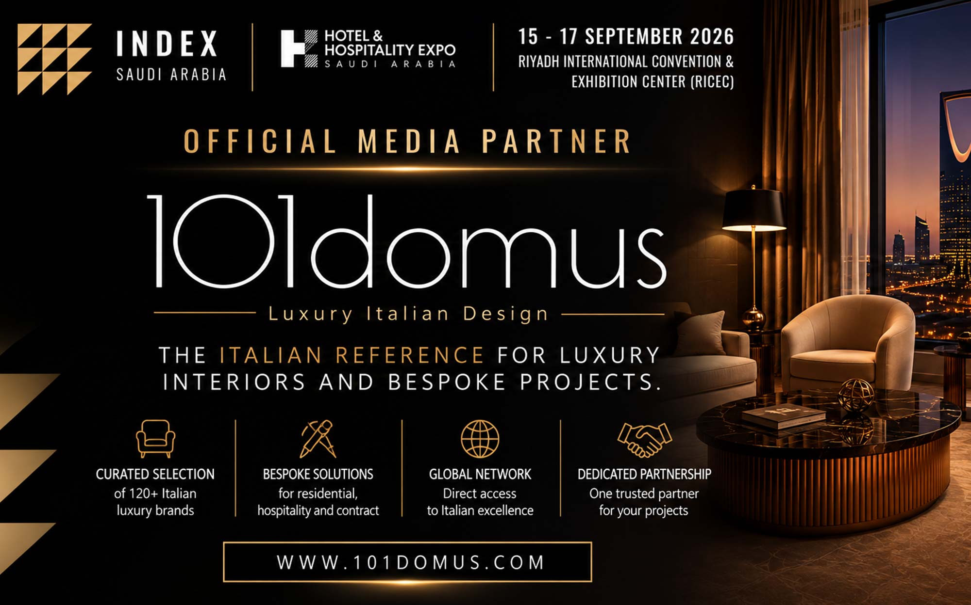 101domus Reaffirms Its Partnership with INDEX Saudi Arabia 2026