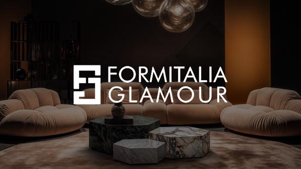 Логотип Formitalia Glamour – элитная мебель в стиле минимализм, доступная на 101DOMUS