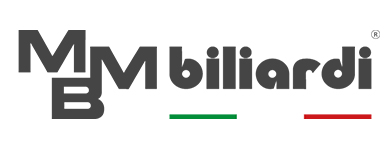 MBM Biliardi logo - Italian Design and Craftsmanship Since 1972"